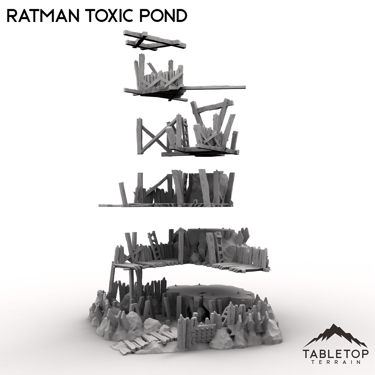 Tabletop Terrain Terrain Ratman Toxic Pond