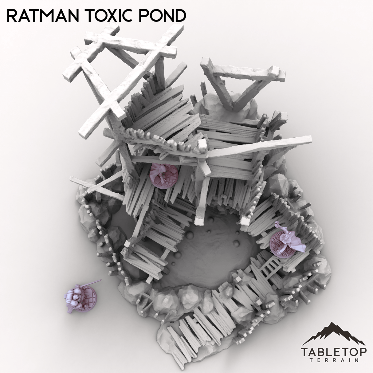 Tabletop Terrain Terrain Ratman Toxic Pond