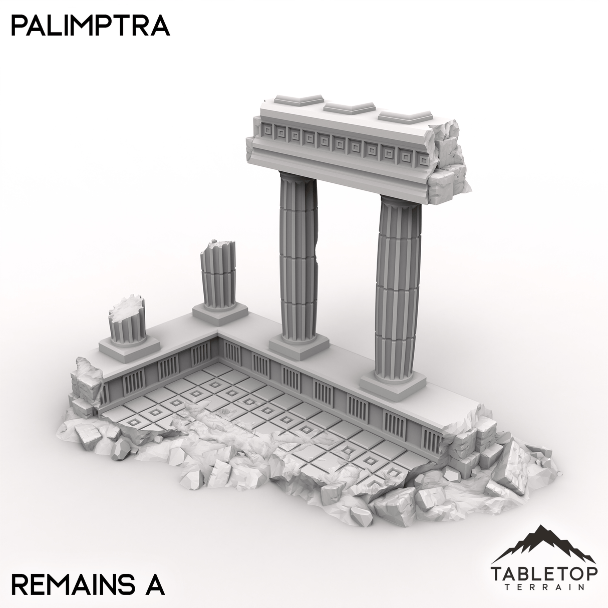 Tabletop Terrain Terrain Remains A / 32mm Palimptra