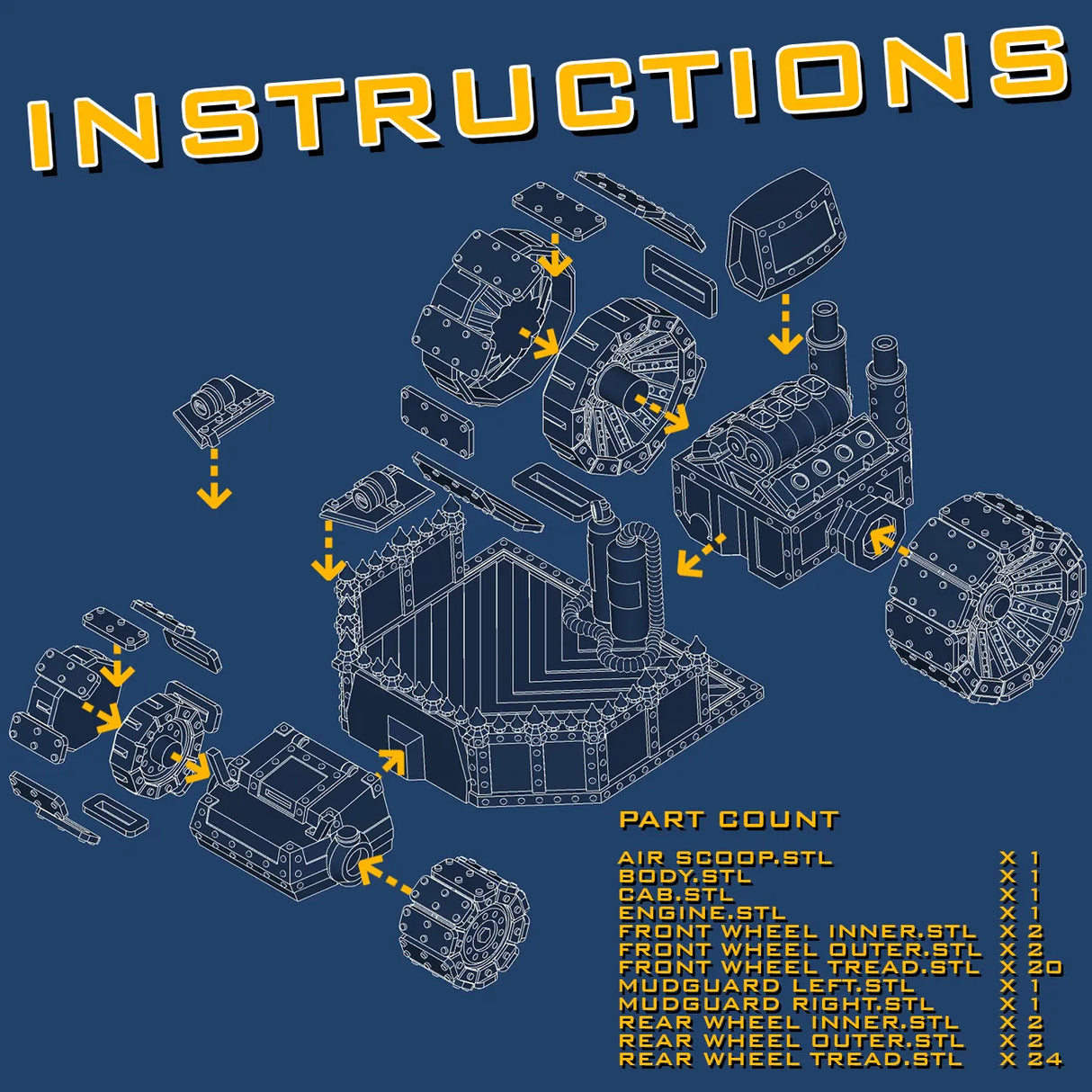Tabletop Terrain Terrain Retro Battle Truck