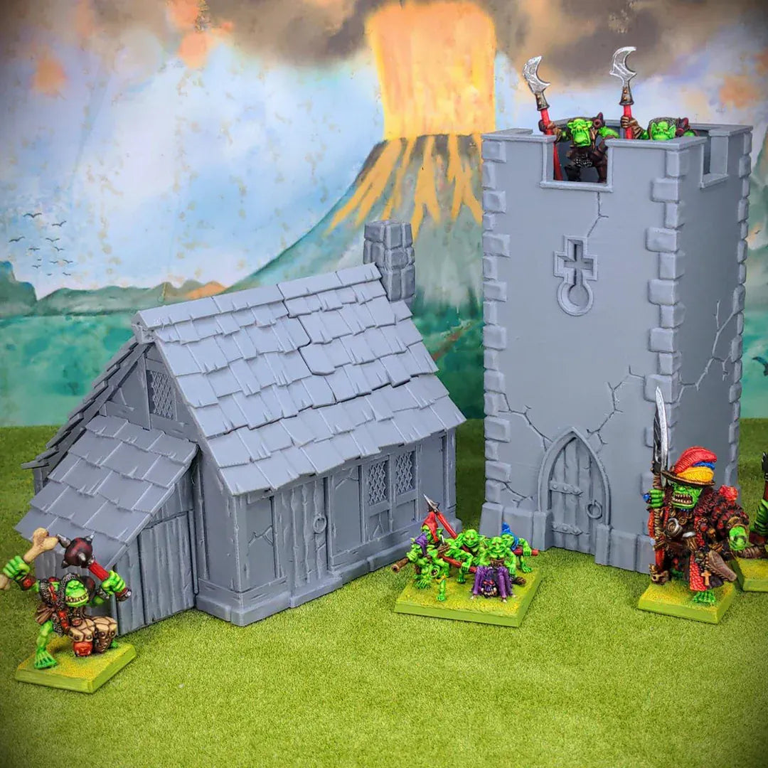 Tabletop Terrain Terrain Retro Fantasy Village