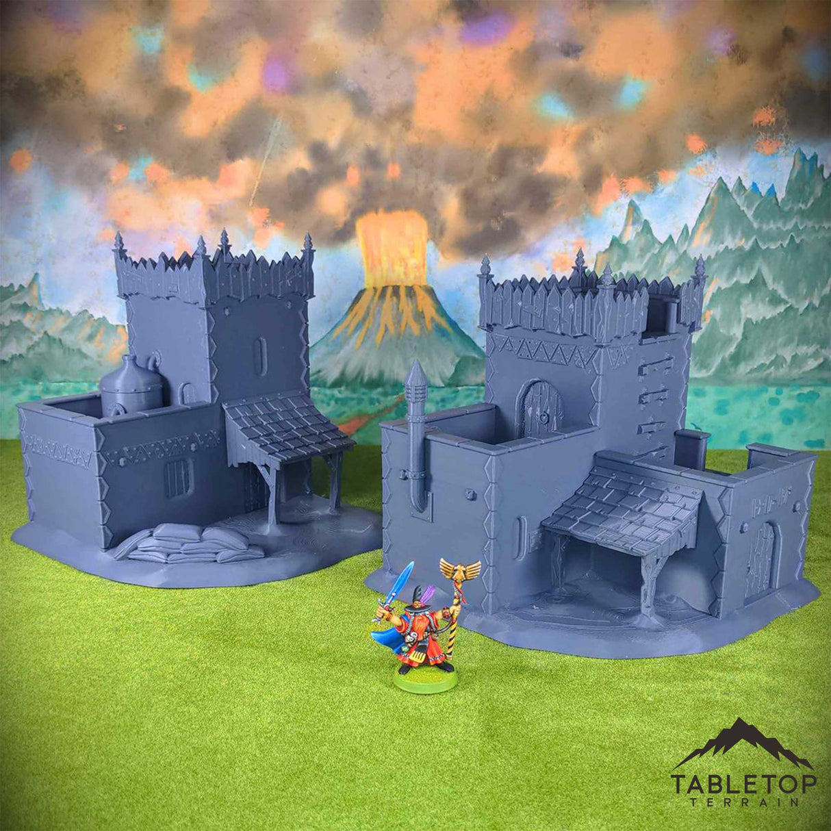 Tabletop Terrain Terrain Retro Greenskin Settlement