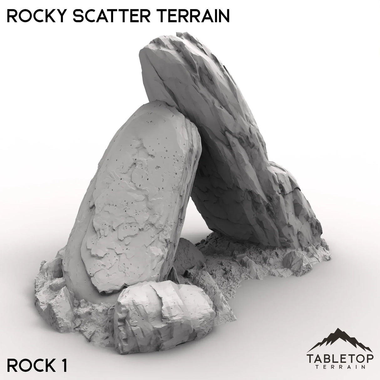 Tabletop Terrain Terrain Rock 1 / 32mm Rocky Scatter Terrain