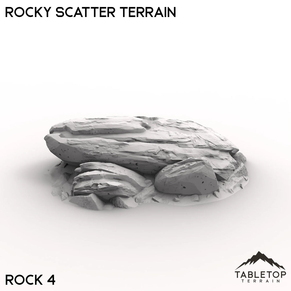 Tabletop Terrain Terrain Rock 4 / 32mm Rocky Scatter Terrain