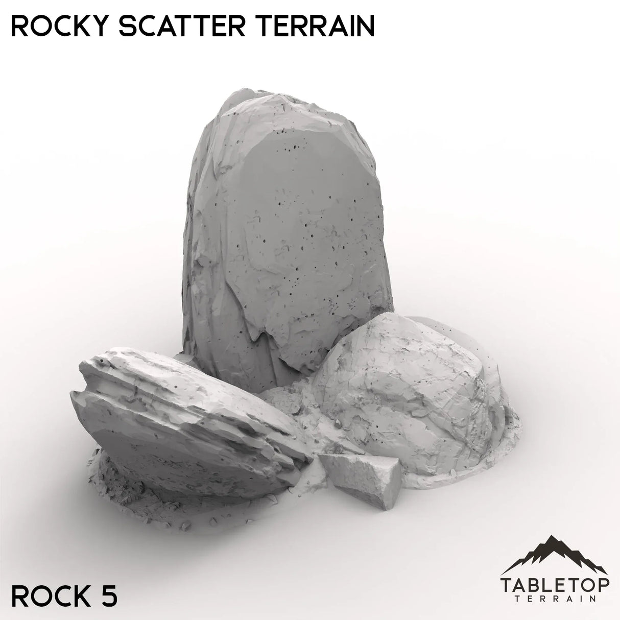 Tabletop Terrain Terrain Rock 5 / 32mm Rocky Scatter Terrain