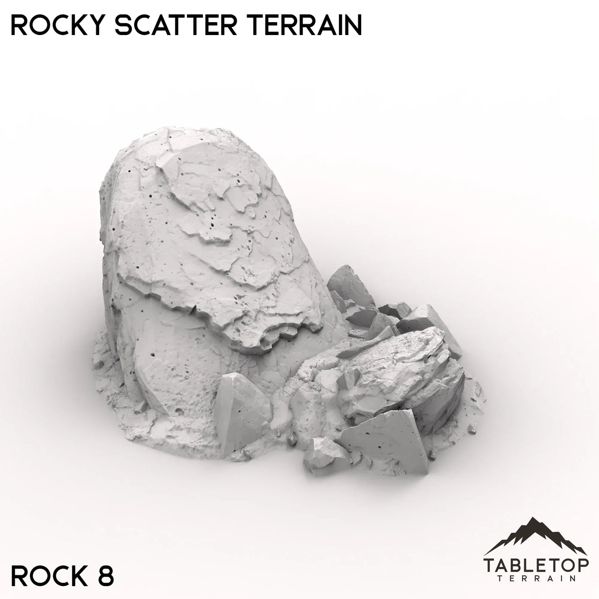 Tabletop Terrain Terrain Rock 8 / 32mm Rocky Scatter Terrain