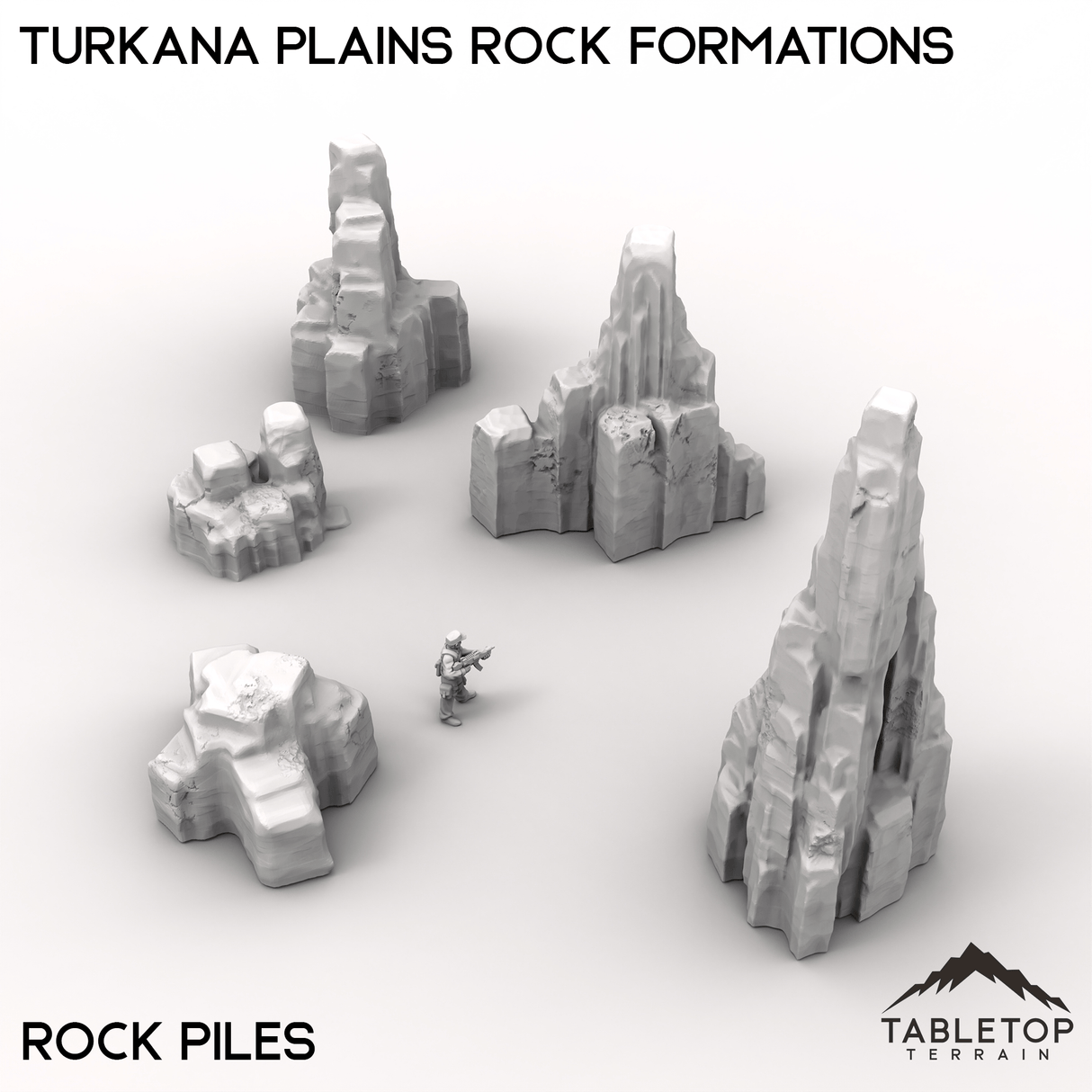 Tabletop Terrain Terrain Rock Piles Turkana Plains Rock Formations