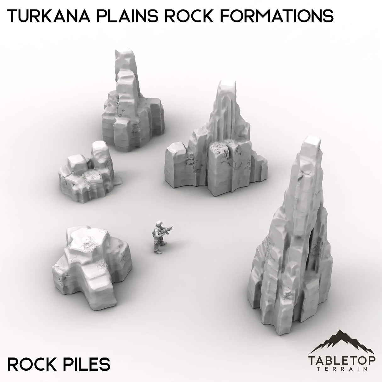 Tabletop Terrain Terrain Rock Piles Turkana Plains Rock Formations