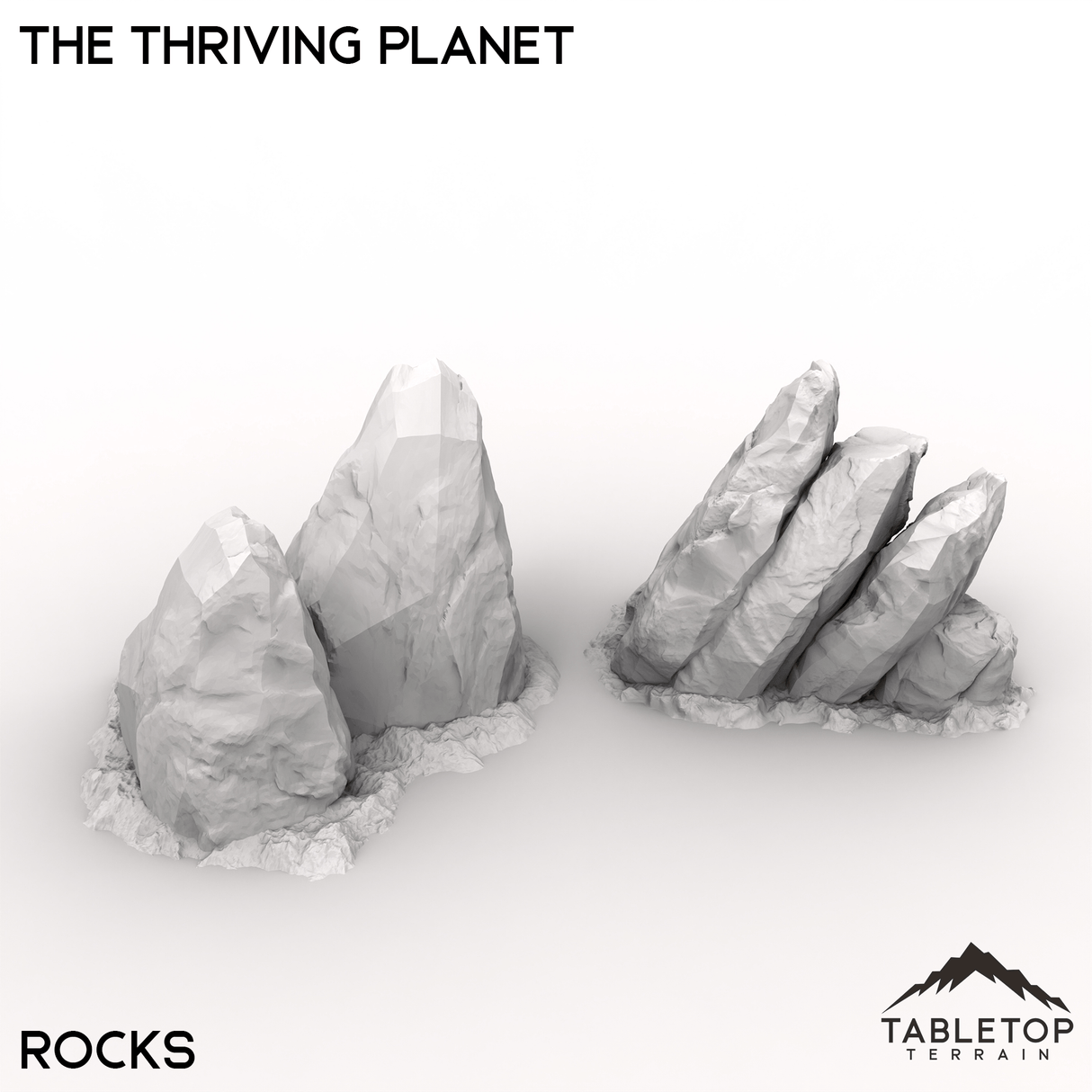 Tabletop Terrain Terrain Rocks / 28/32mm The Thriving Planet