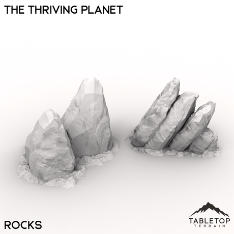 Tabletop Terrain Terrain Rocks / 28/32mm The Thriving Planet