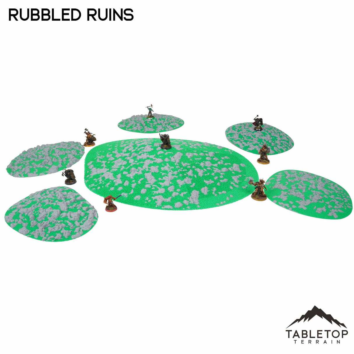 Tabletop Terrain Terrain Rubbled Ruins Wargaming Hills