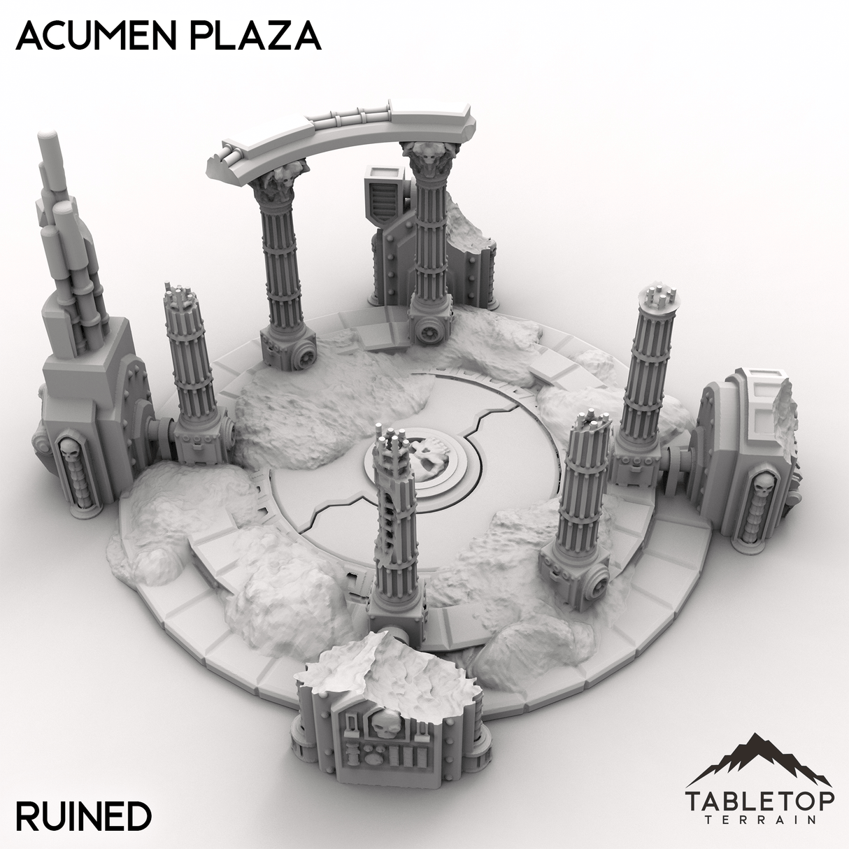 Tabletop Terrain Terrain Ruined Acumen Plaza