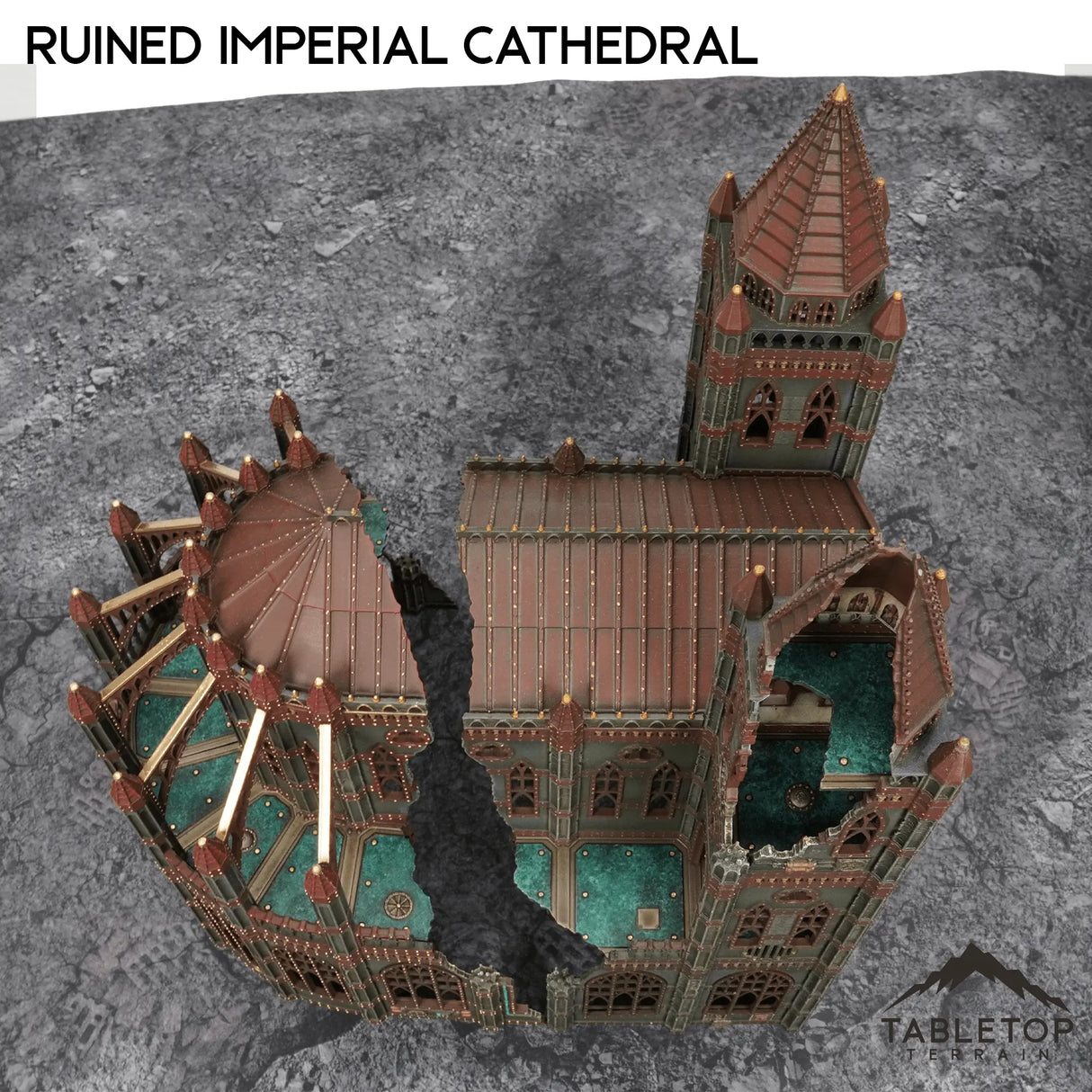 Tabletop Terrain Terrain Ruined Imperial Cathedral