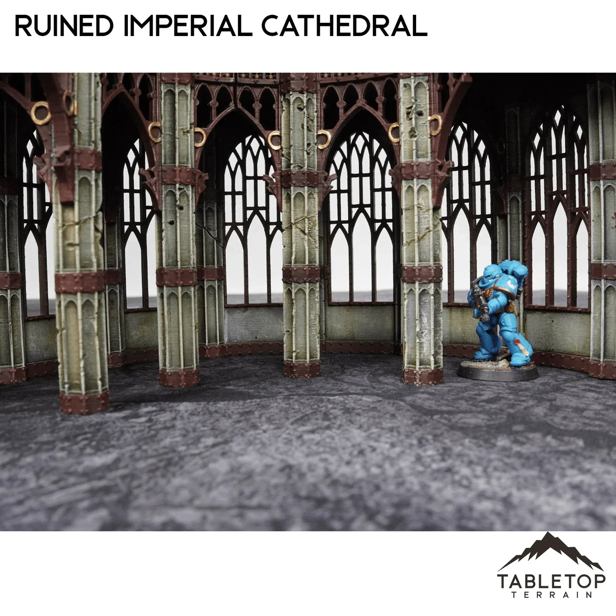 Tabletop Terrain Terrain Ruined Imperial Cathedral