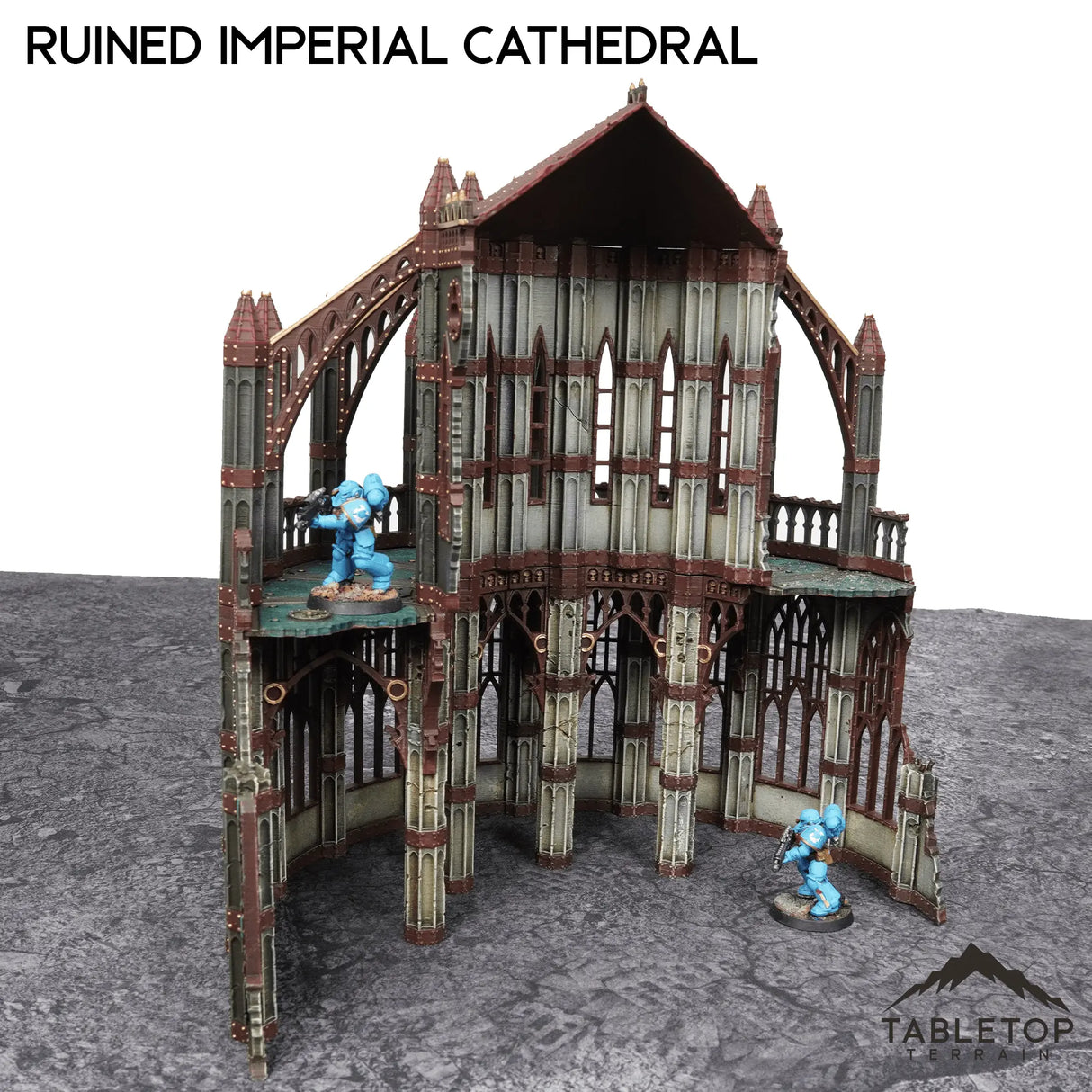 Tabletop Terrain Terrain Ruined Imperial Cathedral