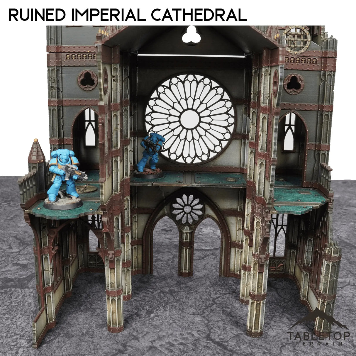 Tabletop Terrain Terrain Ruined Imperial Cathedral