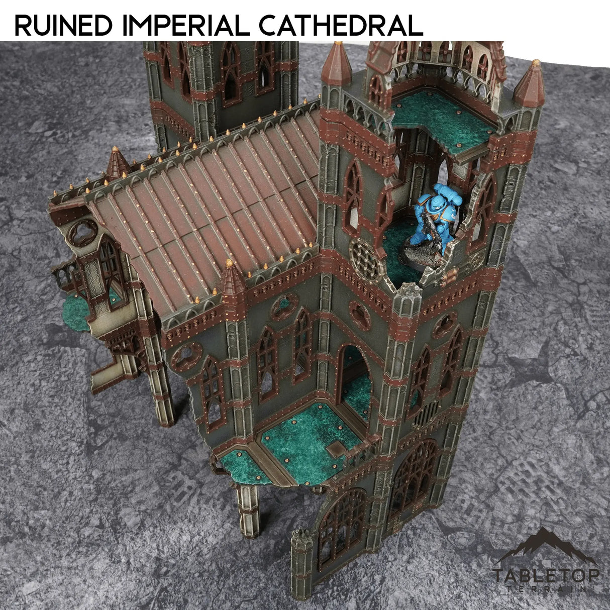 Tabletop Terrain Terrain Ruined Imperial Cathedral