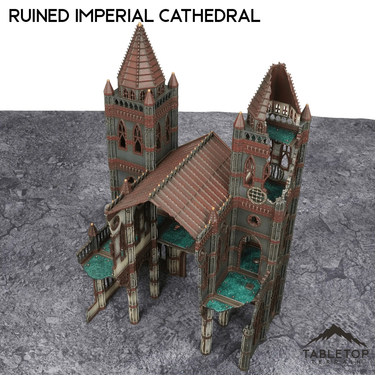 Tabletop Terrain Terrain Ruined Imperial Cathedral