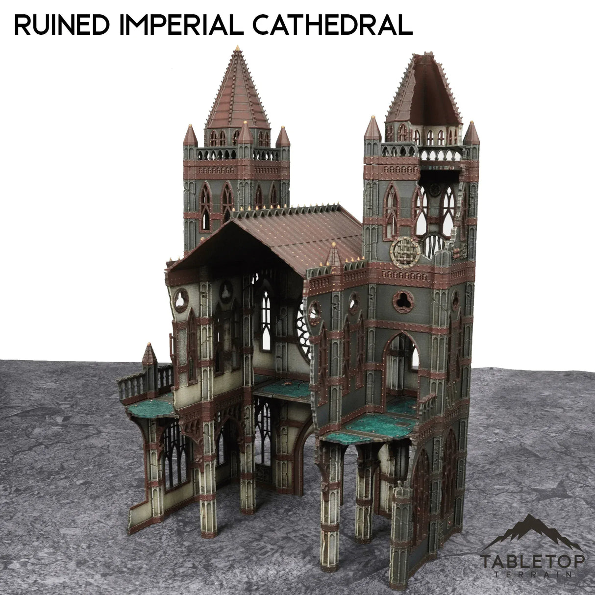 Tabletop Terrain Terrain Ruined Imperial Cathedral