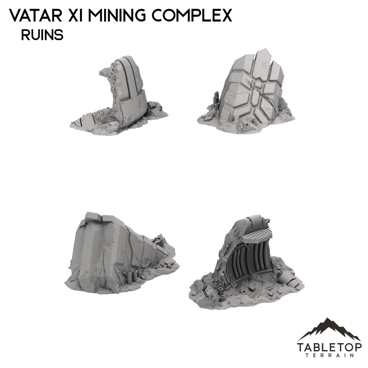 Tabletop Terrain Terrain Ruins / 28/32mm Vatar XI Mining Complex - Space Dwarf Terrain