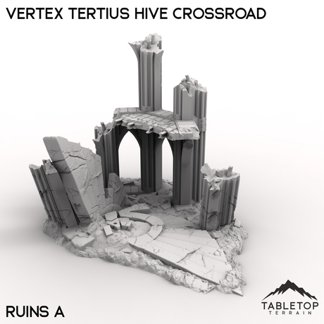 Tabletop Terrain Terrain Ruins A / 28/32mm Vertex Tertius Hive Crossroad