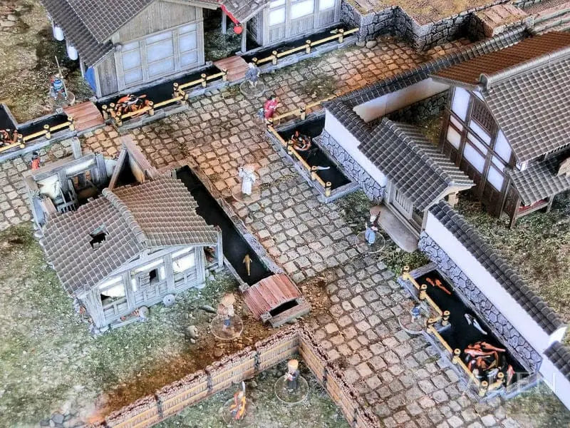 Tabletop Terrain Terrain Samurai Street Fish Ponds