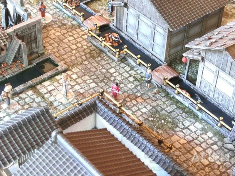 Tabletop Terrain Terrain Samurai Street Fish Ponds