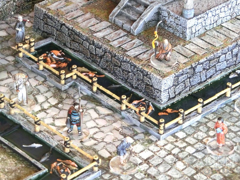 Tabletop Terrain Terrain Samurai Street Fish Ponds