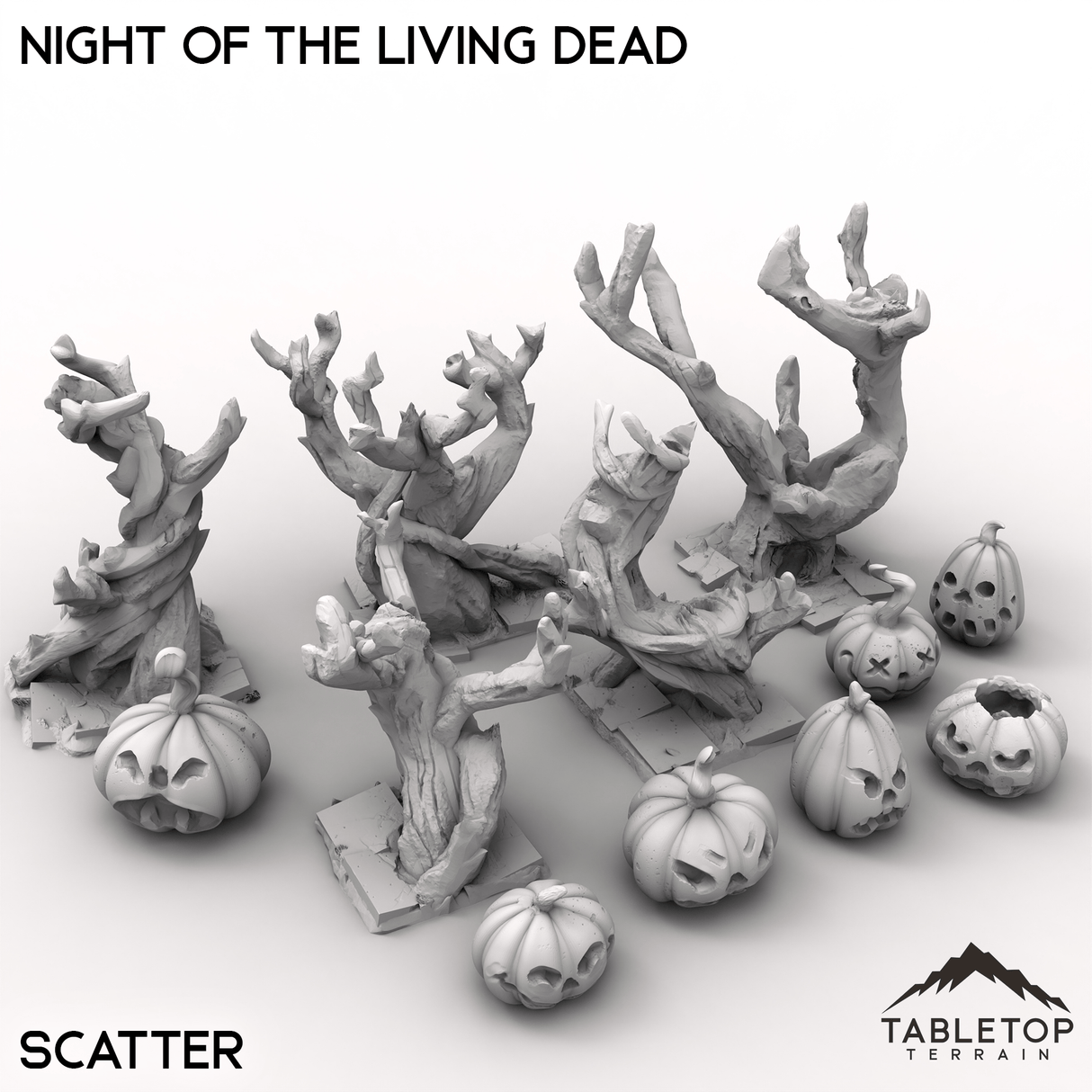 Tabletop Terrain Terrain Scatter / 32mm Night of the Living Dead
