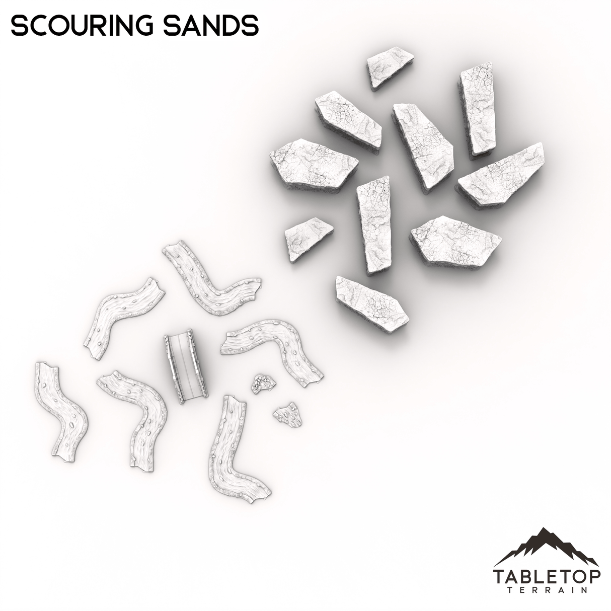 Tabletop Terrain Terrain Scouring Sands - 6mm