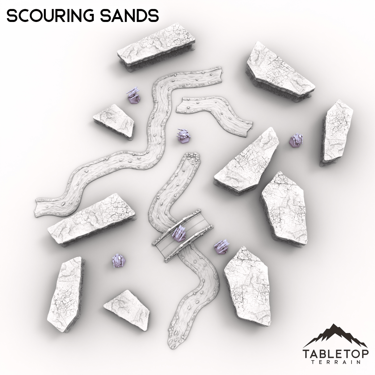 Tabletop Terrain Terrain Scouring Sands - 6mm