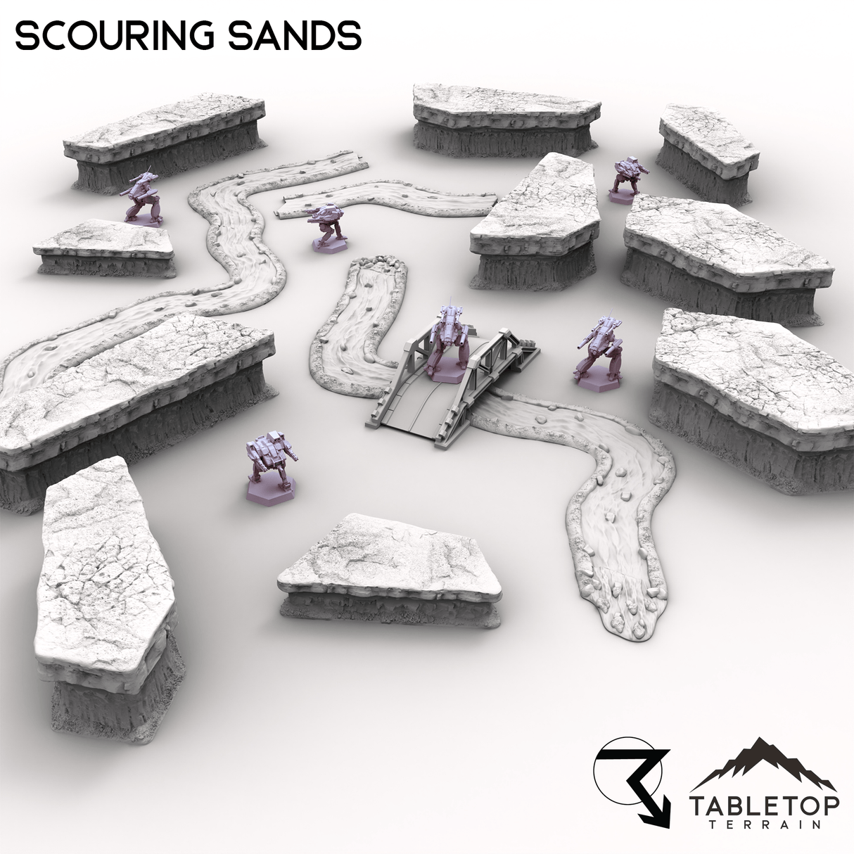 Tabletop Terrain Terrain Scouring Sands - 6mm