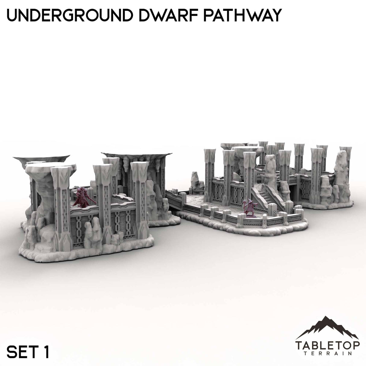 Tabletop Terrain Terrain Set 1 / 32mm Underground Dwarf Pathway