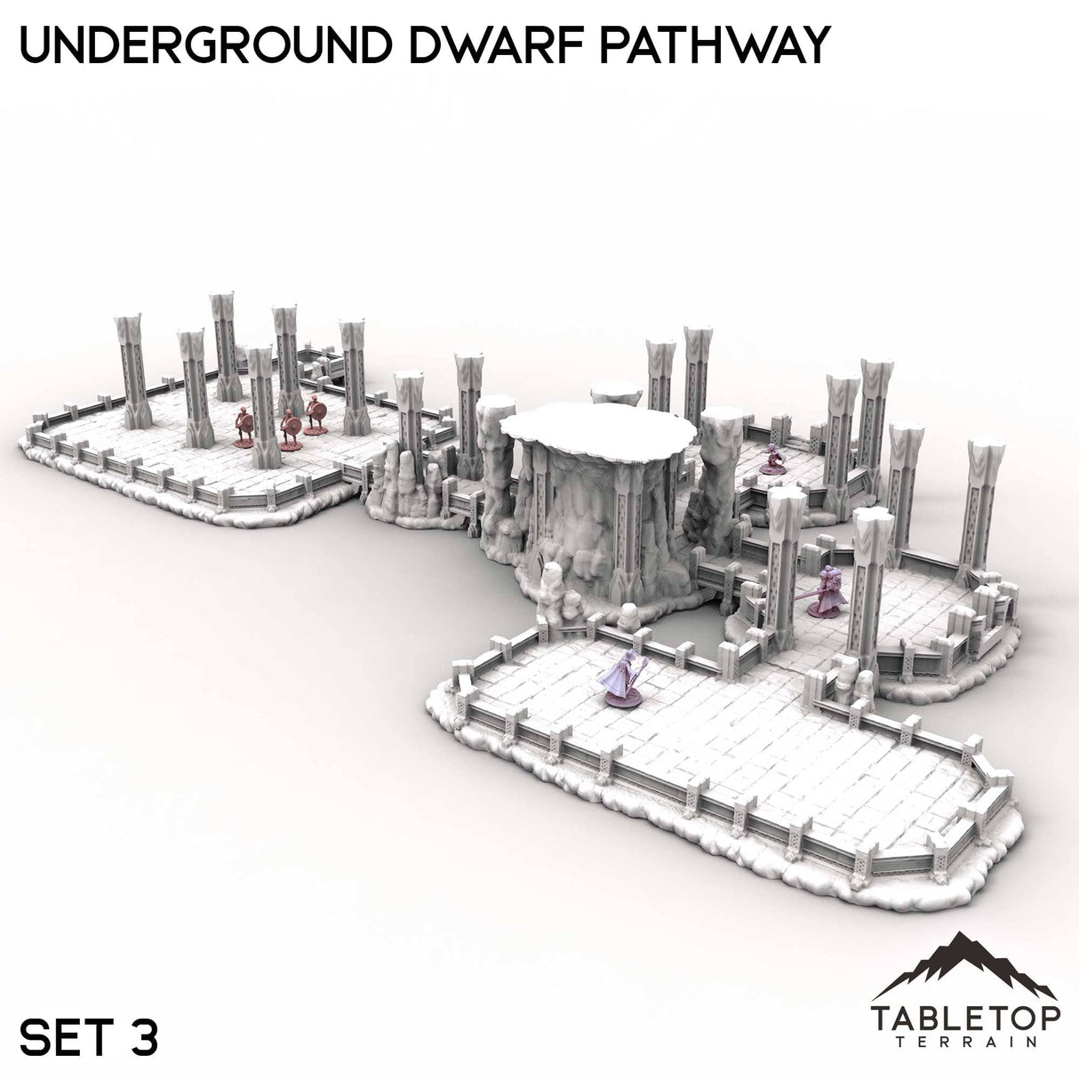Tabletop Terrain Terrain Set 3 / 32mm Underground Dwarf Pathway