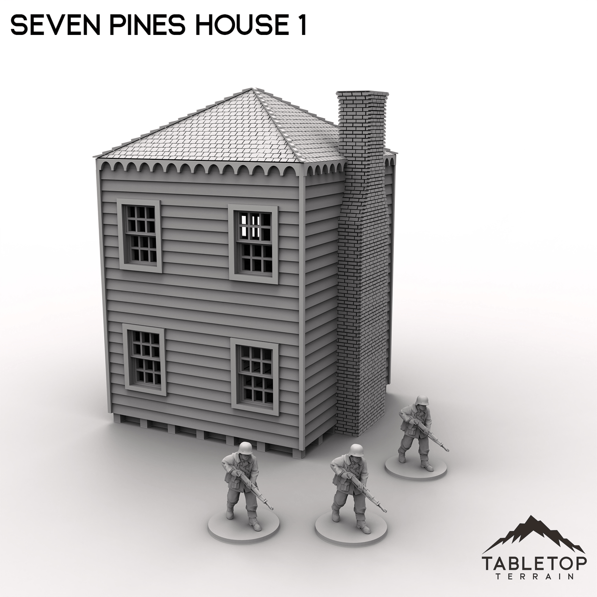 Tabletop Terrain Terrain Seven Pines House 1