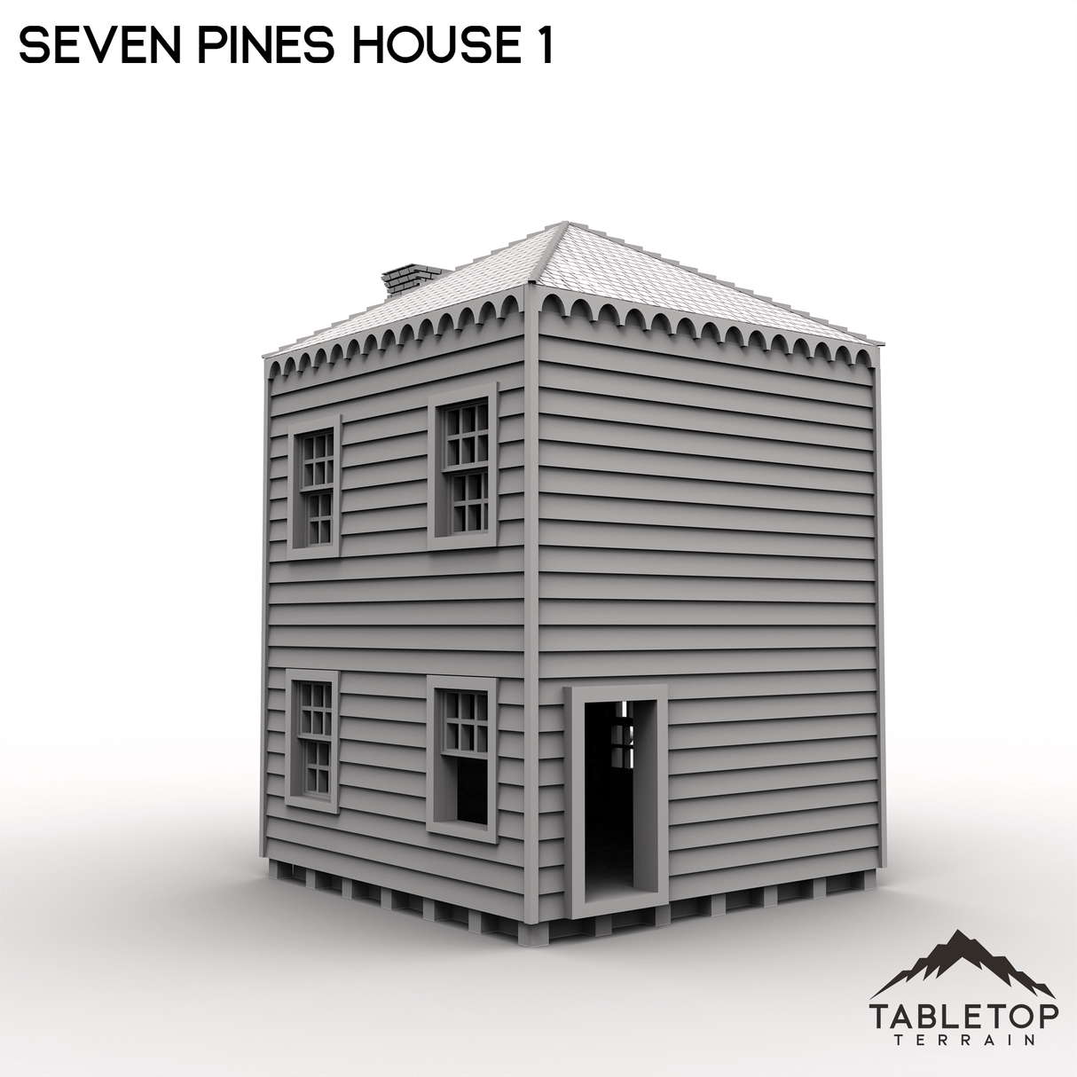 Tabletop Terrain Terrain Seven Pines House 1
