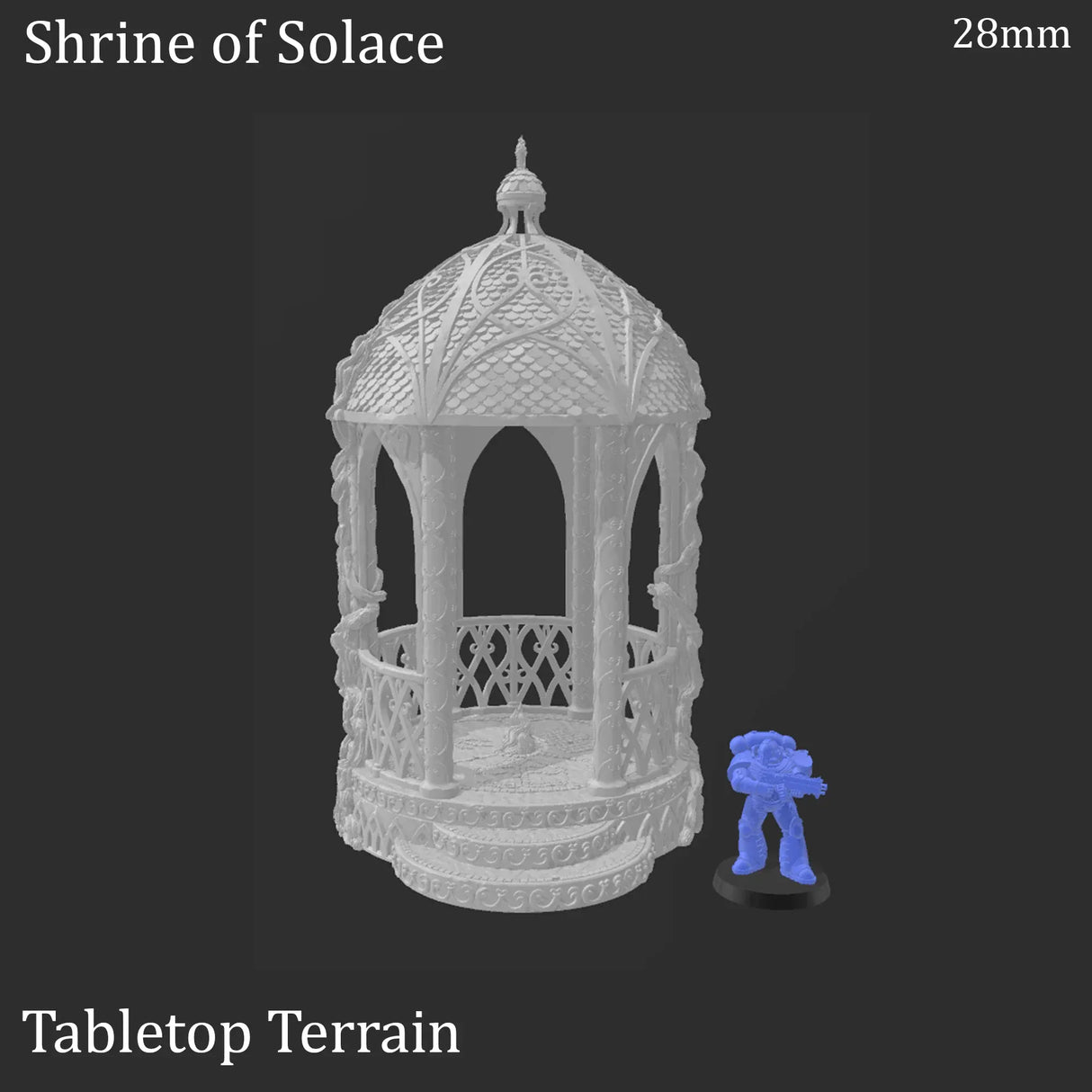 Tabletop Terrain Terrain Shrine of Solace - Elven Terrain