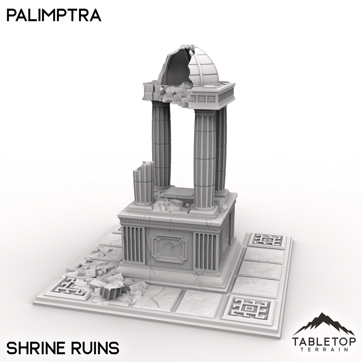 Tabletop Terrain Terrain Shrine Ruins / 32mm Palimptra