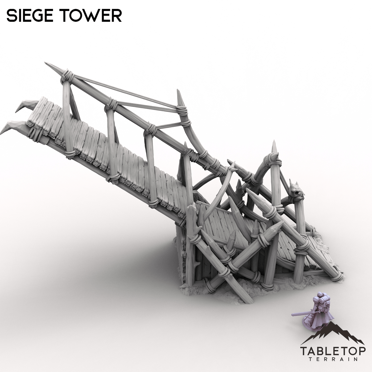 Tabletop Terrain Terrain Siege Tower - Kingdom of Saxonia