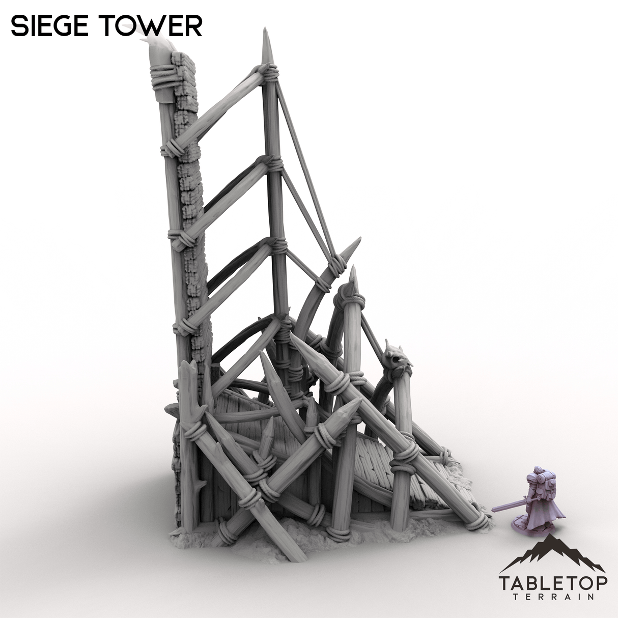 Tabletop Terrain Terrain Siege Tower - Kingdom of Saxonia