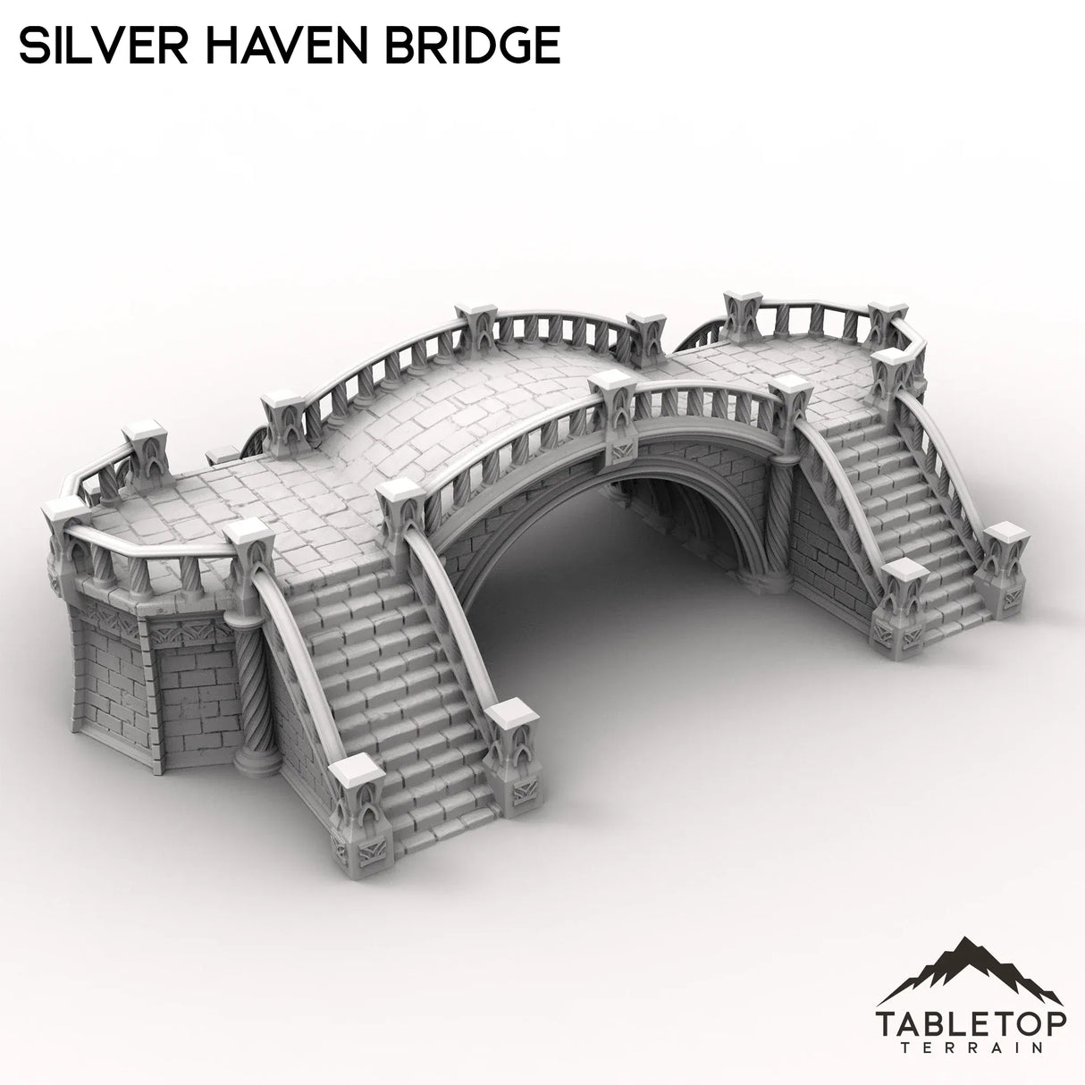 Tabletop Terrain Terrain Silver Haven Bridge