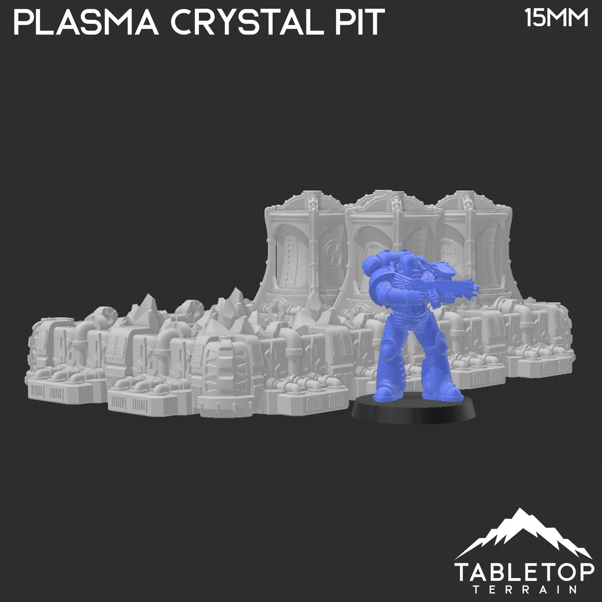 Tabletop Terrain Terrain Sithic Outpost Plasma Crystal Pit & Missile Sentry Tower