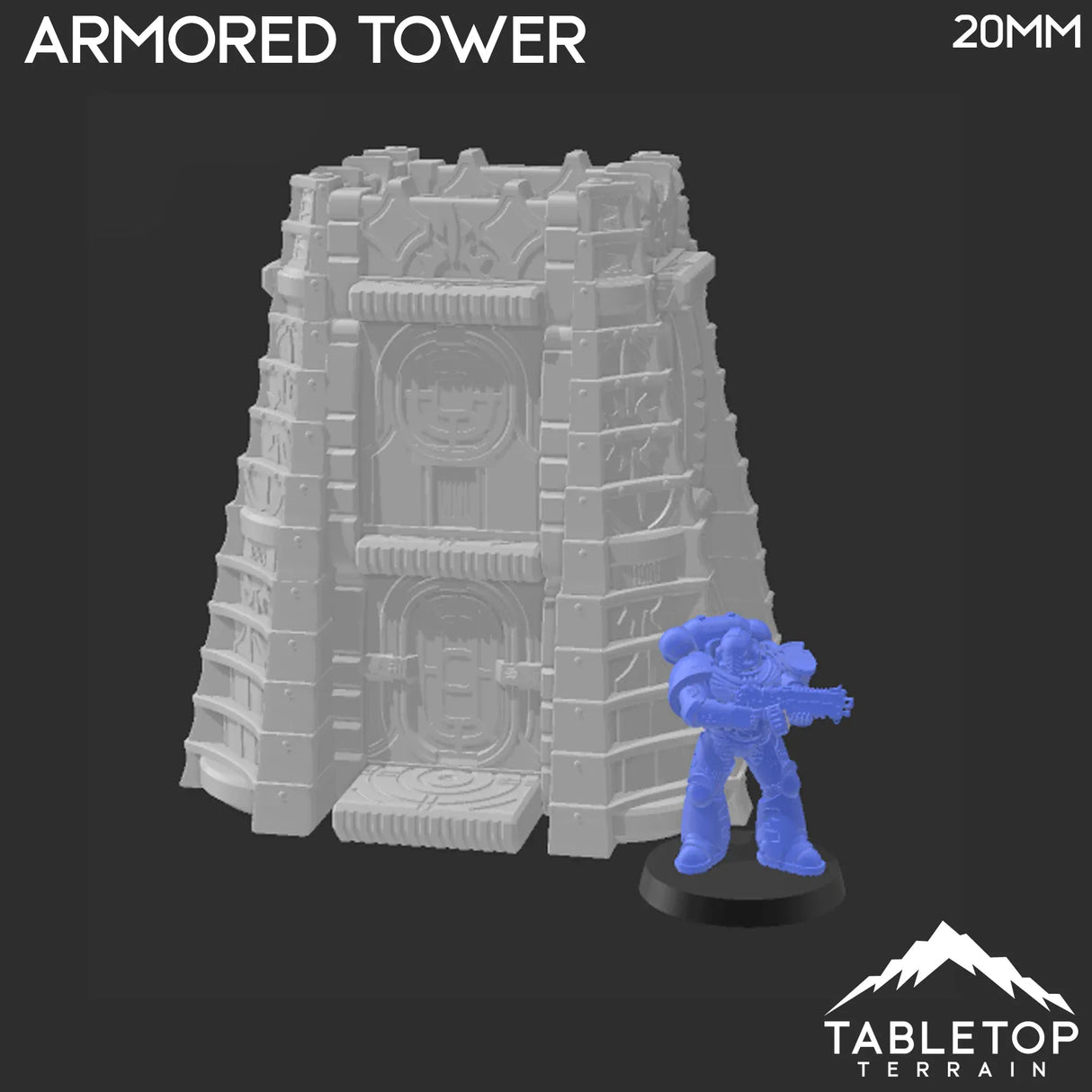 Tabletop Terrain Terrain Sithic Outpost Platforms and Armored Tower