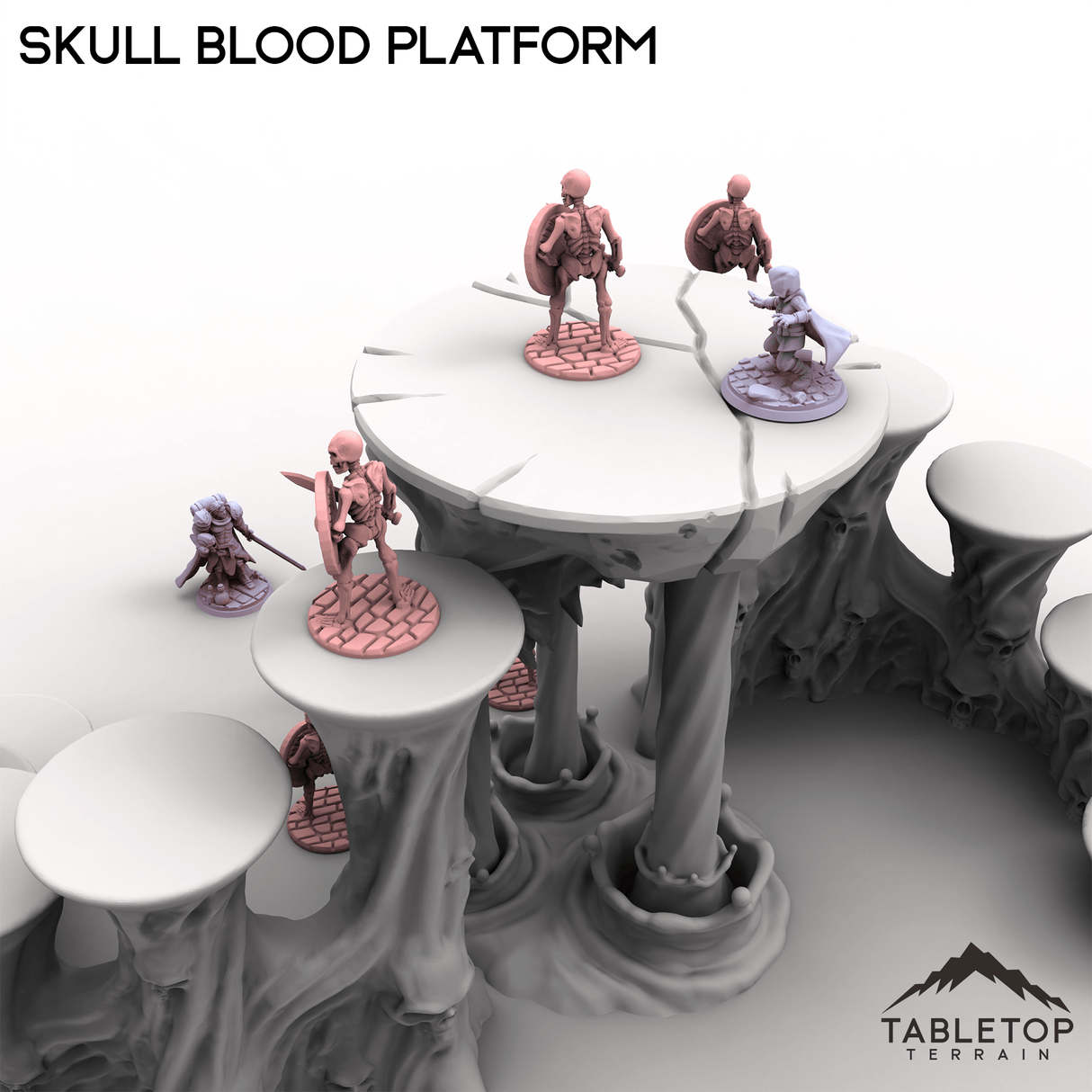 Tabletop Terrain Terrain Skull Blood Platform