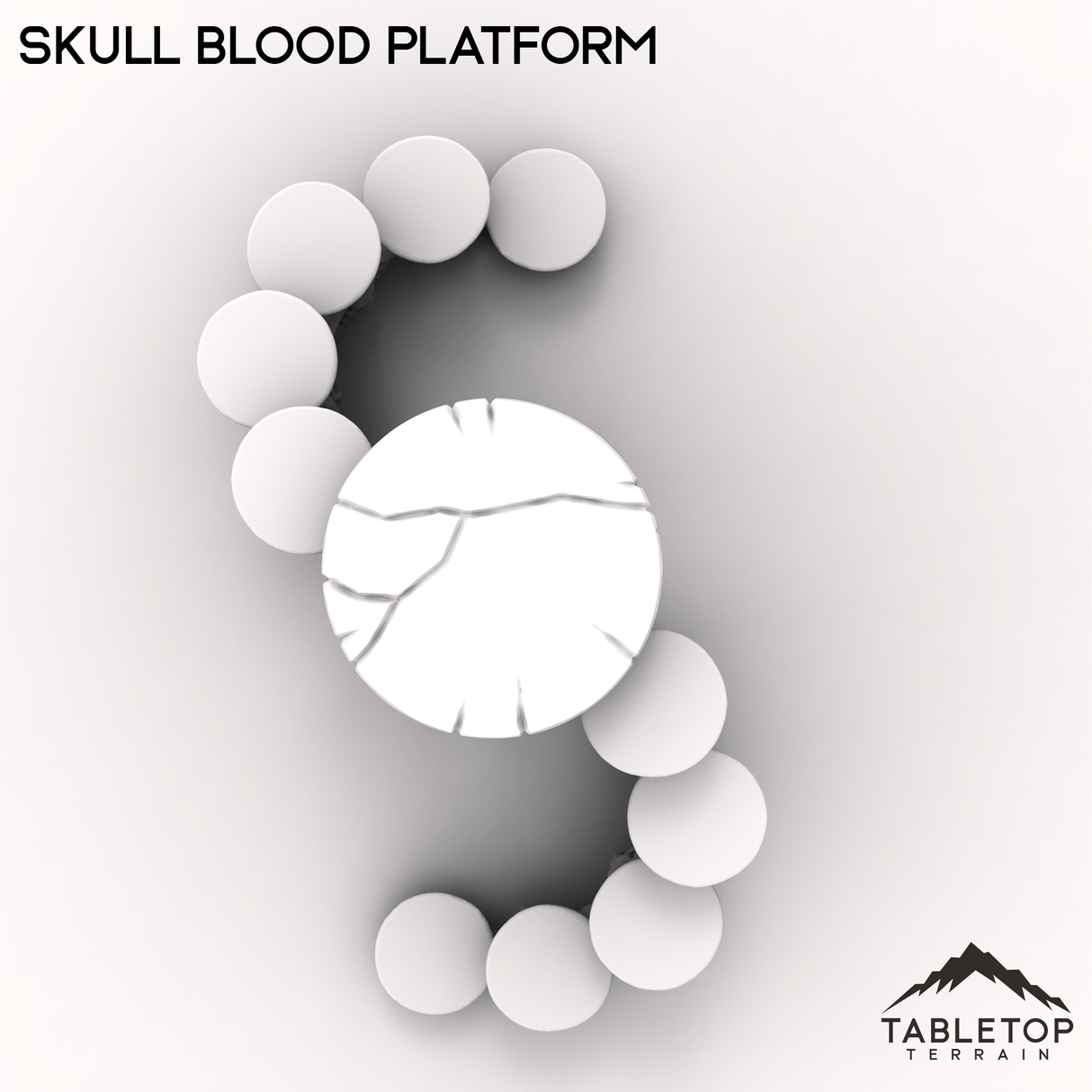 Tabletop Terrain Terrain Skull Blood Platform