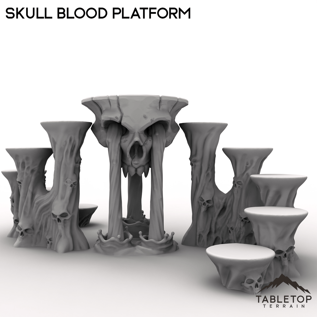 Tabletop Terrain Terrain Skull Blood Platform