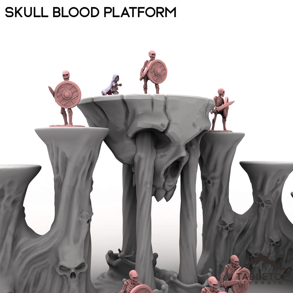 Tabletop Terrain Terrain Skull Blood Platform