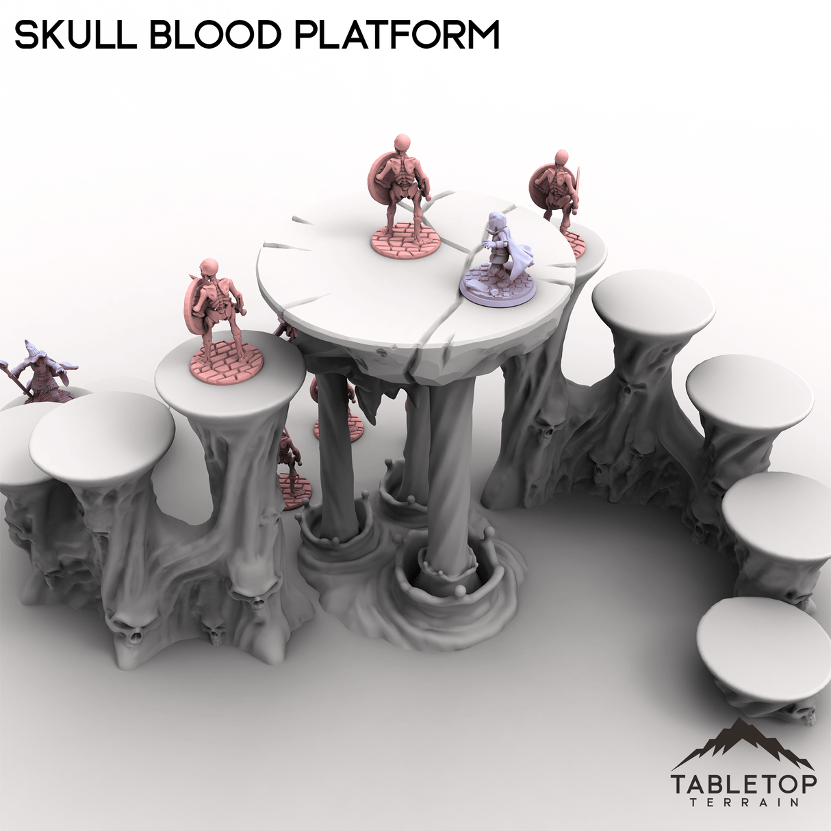 Tabletop Terrain Terrain Skull Blood Platform