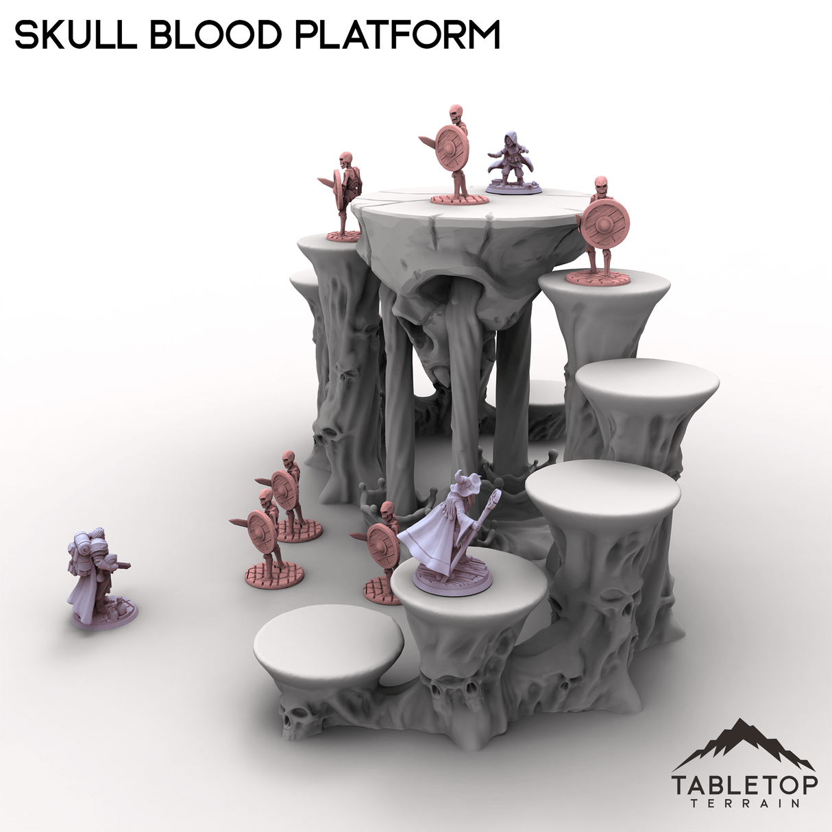 Tabletop Terrain Terrain Skull Blood Platform