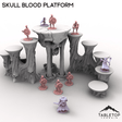 Tabletop Terrain Terrain Skull Blood Platform